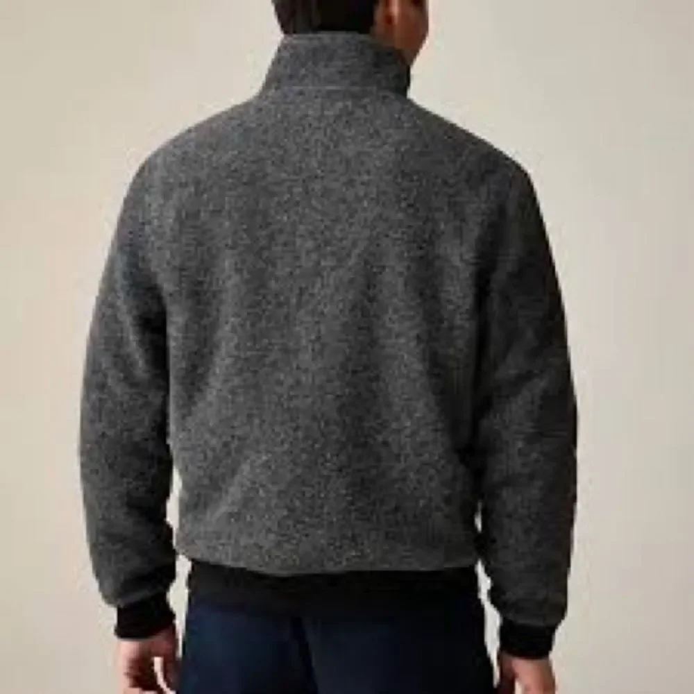NWT J CREW Wool-blend fleece jacket